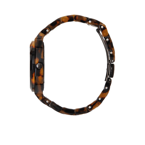 Nixon Time Teller Acetate - Tortoise - Streetart.fr